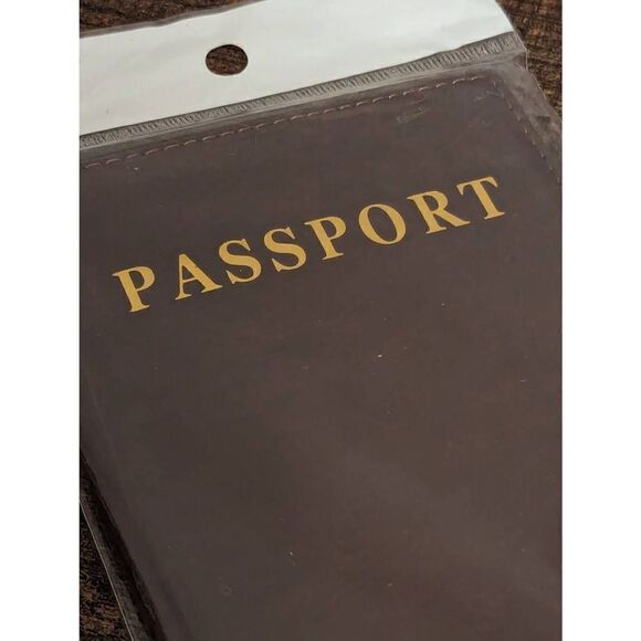 🖤  Dark Brown Passport Cover - Picture 5 of 6